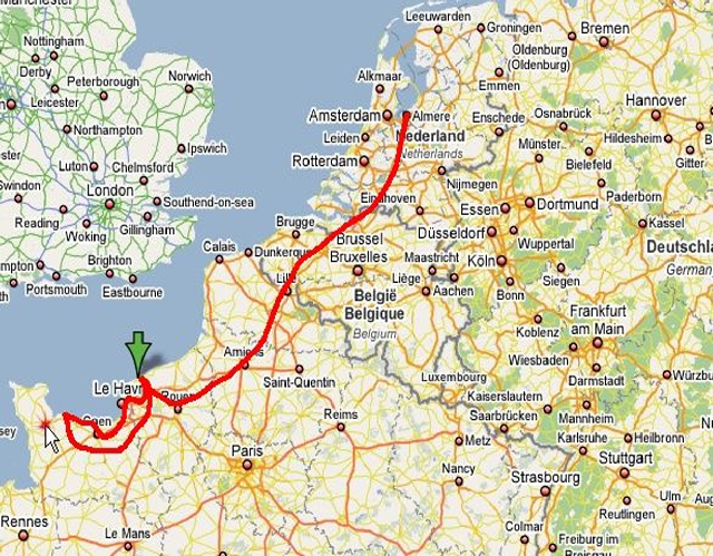 Travelmap Normandie.jpg - To Fécamp, 600 Km of Highway
